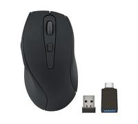 MOUSE WIRELESS SPEEDLINK SL-630004-RRBK, Collegamento RF Wireless, Ingresso: Otticamente a diodi laser, Scrolling a Rotella, Risoluzione max 1600 dpi, forma ergonomica, Nero