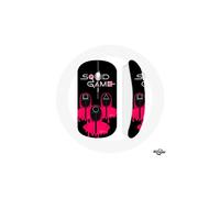 Mouse Wireless - Squid Game - Soldati Rosa - USB Wifi - Compatibile Mac e PC - Rosa