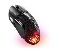 SteelSeries Aerox 5 Wireless - Mouse Gaming Wireless - Ultra leggero 74g - FPS, MOBA, Battle Royale - 9 pulsanti - Bluetooth/2,4 GHz - USB-C - Batteria 180h - Sensore 18k CPI - IP54 resistente