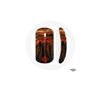 Mouse Wireless - Stranger Things - Stagione 4 - Chiavetta USB WiFi inclusa - Compatibile con Mac e PC - Bianco