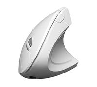 MOUSE WIRELESS SUBBLIM RATON OPTICO DUAL GLIDE VERTICAL ERGO DUAL BATERIA BLANCO, Collegamento Bluetooth + USB Type-A, Scrolling a Rotella, Risoluzione max 1600 dpi, forma ergonomica, Bianco