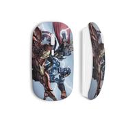 Mouse Wireless - Thor - Captain America - Iron Man - Compatibile con Mac e PC - Chiavetta USB inclusa