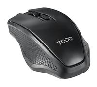 MOUSE WIRELESS TOOQ TQMW-1102-B, Collegamento Cablato, Senza fili, Scrolling a Rotella, Risoluzione max 1600 dpi, forma ergonomica, Nero