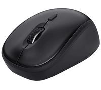 MOUSE WIRELESS TRUST CUFTY374OX, Collegamento Senza fili, Ingresso: Otticamente a mezzo LED, Scrolling a Rotella, Risoluzione max 1600 dpi, forma ergonomica, Nero