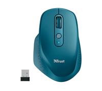 MOUSE WIRELESS TRUST OZAA RECHAR BLUE, Collegamento Wireless, Ingresso: Otticamente a mezzo LED, Scrolling 2 direzioni, Risoluzione max 2400 dpi, forma ergonomica, Blue