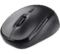 MOUSE WIRELESS TRUST TM-200, Collegamento RF Wireless, Scrolling a Rotella, Risoluzione max 1600 dpi, Nero