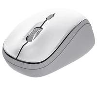 MOUSE WIRELESS TRUST Yvi+, Collegamento Senza fili, Bluetooth, Ingresso: Otticamente a mezzo LED, Scrolling a Rotella, Risoluzione max 1600 dpi, forma ergonomica, Bianco