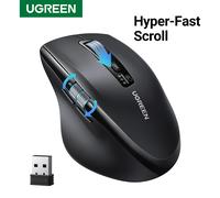 Mouse Wireless UGREEN Hyper-Fast Scroll Bluetooth 5.4 2.4G Ergonomico 5000DPI per MacBook Tablet Laptop Computer PC