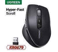 Mouse Wireless UGREEN Hyper-Fast Scroll Bluetooth 5.4 2.4G Ergonomico 5000DPI per MacBook Tablet Laptop Computer PC