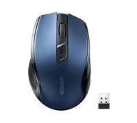 UGREEN Mouse Bluetooth senza fili, mouse ergonomico Bluetooth 5.0 e USB 2.4G, scorrimento ultra veloce, 5 DPI regolabili, tracciamento preciso e fluido, mouse silenzioso senza fili per PC/laptop
