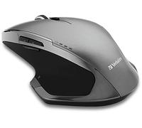 MOUSE WIRELESS VERBATIM 49041, Collegamento RF Wireless, Ingresso: Otticamente a mezzo LED, Scrolling a Rotella, Risoluzione max 1600 dpi, forma ergonomica, Nero, Grigio