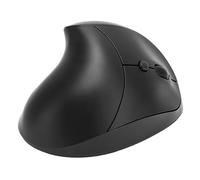 Mouse Wireless Vertical Mouse 6 Keys Ergonomic Recargable DPI Office Regolabile DPI, Promuove la Postura Naturale delle Mani, Ideale per Utenti di Computer Desktop per Laptop PC (ABS, Black,