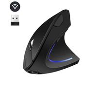 Mouse Wireless Verticale Ergonomico 1600DPI PC Laptop Ufficio Gaming Usb 2.4G