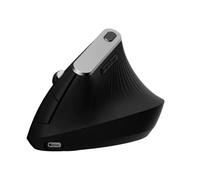 Mouse wireless verticale ergonomico, mouse USB-C ricaricabile a 57°, impugnatura naturale, Bluetooth e doppia modalità 2,4 G, mouse multi-dispositivo per computer, riduce l'affaticamento del polso per