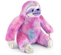 Mousehouse - adorabile bradipo di peluche - rosa e viola - 25 cm
