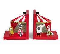 Mousehouse - fermalibri 3D in legno per bambini - tema circo