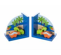 Mousehouse - fermalibri in legno colorato per cameretta bambini - dinosauri