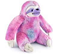 Mousehouse Gifts - adorabile bradipo di peluche - rosa e viola - 25 cm