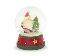 Mousehouse Gifts Palle di Vetro Globo di Neve di Natale Sfera di Vetro con Neve Decorativa di Babbo Natale
