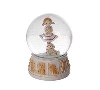 Mousehouse Gifts Pezzi da Collezione Statuine - Palle di Vetro Globo di Neve Meravigliosa Sfera di Vetro con Neve Ornamentale da Collezione con Bambina Piccola e Orso Peluche per Bambine