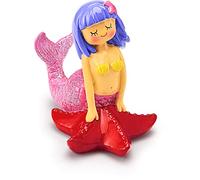 Mousehouse Gifts - Salvadanaio a forma di sirena su stella marina per la cameretta dei bambini, a tema oceano, salvadanaio per ragazze