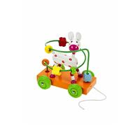Mousehouse Gifts -Tradizionale giocattolo in legno a traino - cane e labirinto