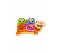 Mousehouse - Giocattolo puzzle in legno - diverse forme da impilare