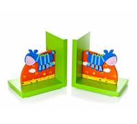 Mousehouse - Reggi libri per bambini con zebra - blu