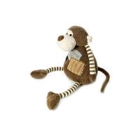 Mousehouse - Scimmia di peluche con zampe a righe - 30 cm