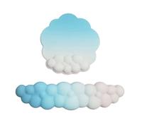 Mousemat Memory Foam Keyboard Wrist Rest And Mouse Pad Relieve Strain Soft Memory Foam Slip Proof Base Mousepad Cushion