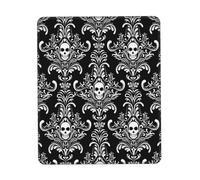 Mousepad, Black Victorian Gothic Skull Tampone per Mouse Antisfilacciamento Tappetino per Mouse Multifunzionale Mouse Pad per Ufficio Laptop 25X30Cm