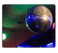 Mousepad, Disco Ball Light Reflection Background Tappetino Mouse Gaming Base in Gomma Tappetino da Gaming Antisfilacciamento Gaming Pad per Gaming Ufficio 25X30Cm