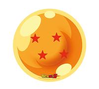 MOUSEPAD - DRAGON BALL - SFERA DEL DRAGO 4 STELLE Tappetino Per Mouse Sagomato Rotondo Diam. 21cm Abystyle, multicolore