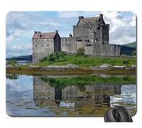 Mousepad, Eilean Donan Castle Castle Eilean Donan Scotland Tappetino Mouse Confortevole Tappetini per Il Mouse Personalizzato Tappetino Mouse Gaming per Pc Computer 25X30Cm