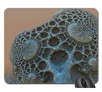 Mousepad, Fractal Mathematics Science Backdrop Pattern Tappeto Mouse Ergonomico Mouse Pad Liscia Tappetino per Il Mouse da Gioco per Gaming Ufficio 25X30Cm