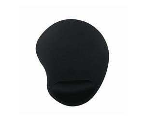 MOUSEPAD GEMBIRD Tappetino Mouse Con Supporto Polso Antiscivolo Ergonomico Nero MP-ERGO-01, Black