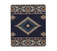 Mousepad, Southwest Native American Retro Aztec Pattern Tappetino Mouse Antisfilacciamento Mouse Pad Multifunzionale Tappetini per Il Mouse per Pc Notebook 25X30Cm
