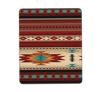 Mousepad, Southwest Native American Retro Aztec Pattern Tappetino Mouse Pad Antisfilacciamento Tappetino Mouse Base in Gomma Tappetino per Mouse per Computer Notebook 25X30Cm