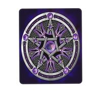 Mousepad, The Triple Moon Goddess Wiccan Pentagram Symbol Tappetino Da Gaming Antiscivolo Tappetino Per Il Mouse Da Gioco Lavabile Tappetini Per Il Mouse Da Gioco Per Gaming Computer 25X30Cm