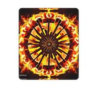 Mousepad, Turning The Flame Gaming Mousepad Lavabile Tappetino Mouse Gaming Base in Gomma Mouse Pad per Pc Notebook 25X30Cm