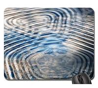 Mousepad, Vibrations Interference Wave Concentric Tappetini Mouse Ergonomico Tappeto Mouse Antipolvere Gaming Tappetino Mouse per Notebook Ufficio 25X30Cm