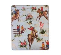 Mousepad, West Texas Cowboy And Horse Style Tappetino Mouse Pad Confortevole Tappetino Mouse Antiscivolo Tappetini Per Il Mouse Per Computer Gamers 25X30Cm