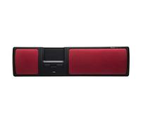 Mousetrapper Lite - Tappetino per mouse portatile, ergonomico, imbottito, per Mac e PC, colore: Rosso