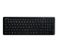 Mousetrapper Type Midi - Nordic Tastiera Casa/ufficio Usb + Rf Wireless + Bluetooth Qwerty Nero (mousetrapper Type Midi Keyboard, Black)