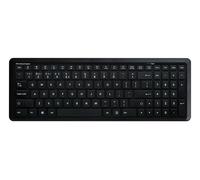 Mousetrapper Type Midi tastiera casa/ufficio USB + RF Wireless + Bluetooth QWERTY Nordico Nero - Nouvo