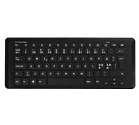 Mousetrapper Type Mini Wireless tastiera Universale USB + RF Senza fili + Bluetooth QWERTY Nordico Nero - Nouvo