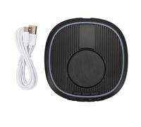 Mousette non rilevabile con timer regolabile, mousette USB C ultra sottile per PC e laptop, agitatore per mouse silenzioso con indicatore a LED per mantenere il computer attivo (Nera)