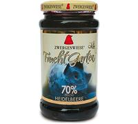 Mousse ai mirtilli (senza glutine) 70% di frutta BIO 225 g - ZWERGENWIESE