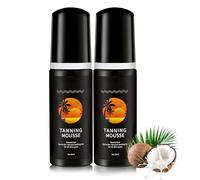 Mousse Autoabbronzante,Autobronceador Mousse per viso e corpo,mousse per un'abbronzatura naturale e di lunga durata,Idrata la pelle, a lunga durata, ad azione rapida-120ml