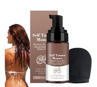 Mousse Autoabbronzante | Schiuma Autoabbronzante Naturale - Idratante Per Un'abbronzatura Naturale, Ideale Per Gli Amanti Del Fitness E Della Spiaggia